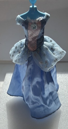 Barbie Disney Prinzessin Cinderella Kleid Kleid Blau Satin Rose Vintage - Bild 4 von 8