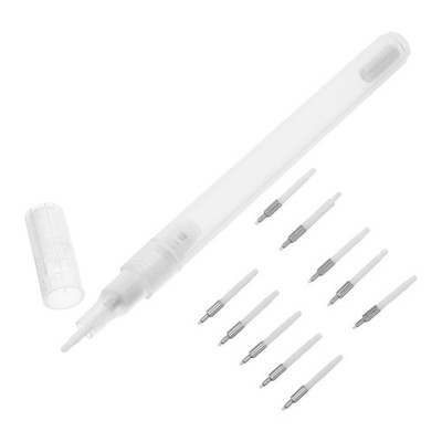 1 Set Paint Pen Replacement Parts, 0.5mm Acrylic Marker Nibs and Empty Paint