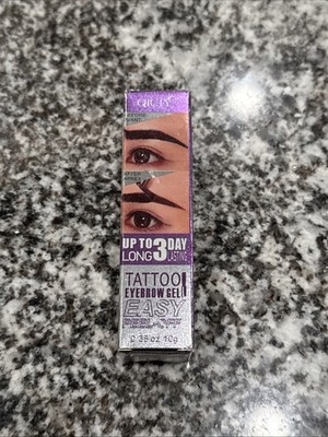 Tattoo Eyebrow Gel Easy Peel Off Qiciy Eyebrow Gel Lasts Up To 3 Days New