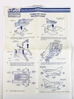 Vintage GI JOE Cobra Jet Pack Vehicle Instructions Blueprints 1987