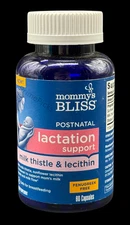 🤱 Mommy’s Bliss Postnatal Lactation Support 60 Caps Milk Thistle & Lecithin 🌿