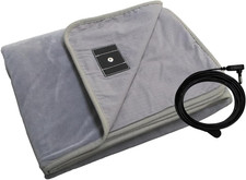 Grounding Blanket for Better Sleep, Stress Relief - Flannel with Silver Fiber 59