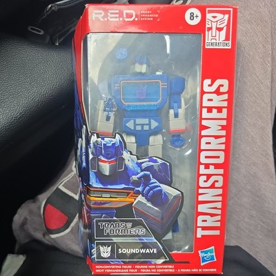 Hasbro Transformers R.E.D. Series Authentic Soundwave Action Figure Toys Gift
