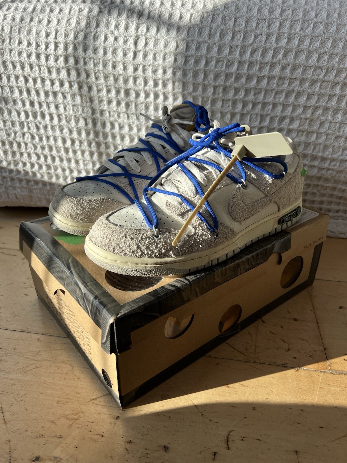 OFF WHITE X NIKE Nike Dunk Low X Off White UK 9 Lotto 32 di 50 Ottime condizioni