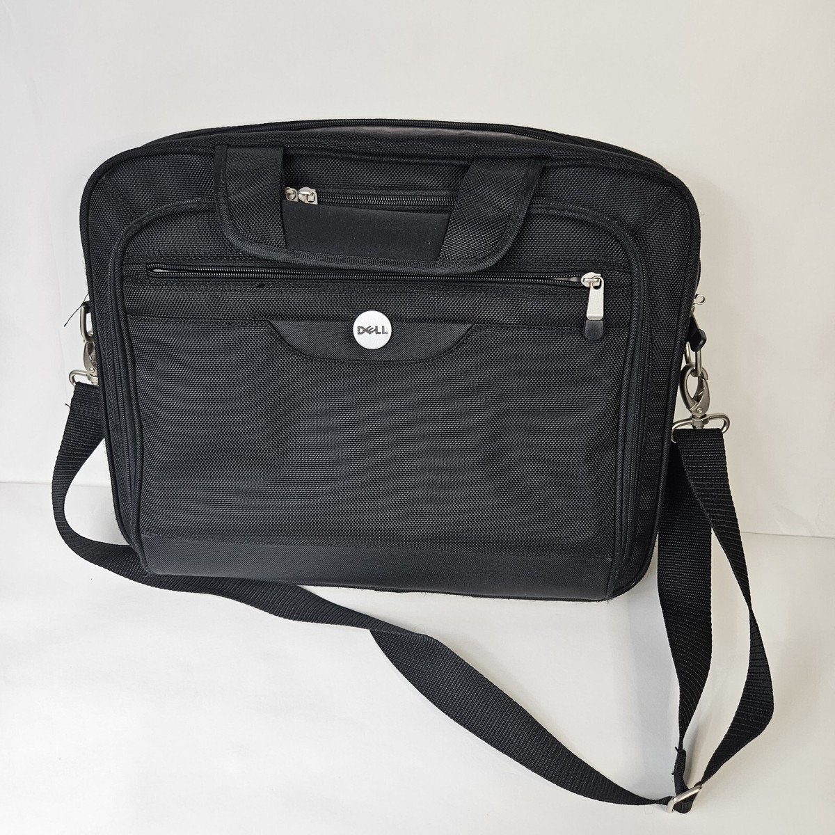 Dell Computer Laptop Briefcase Shoulder/Messenger Nylon Bag Black
