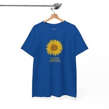 Sunflower Ukraine Tee, Slava Ukraini, Support Ukraine Solidarity T-shirt