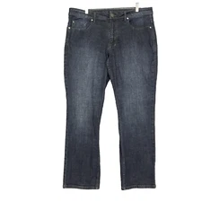 Buffalo David Bitton Jeans Mens 36x30 Blue Jackson-X Straight Stretch Dark Wash