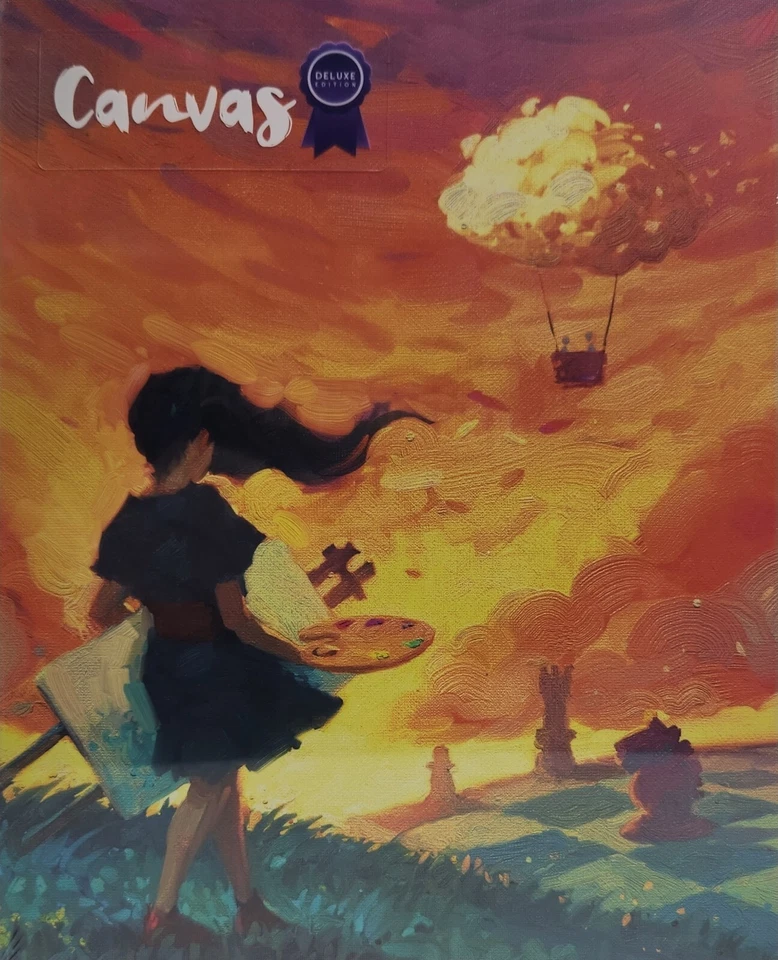 Canvas Base Game + 2 Expansions Deluxe Ed Boardgame by Road to Infamy SEALED (3) - Image 4 of 4