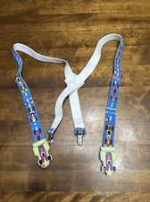 Vintage Avon Children's Race Car Pit Stop Suspenders