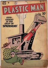 Plastic Man 12 1948 Quality Comics  Jack Cole  Good/Good 