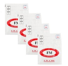 Men's Classic White Cotton Blend Elastic Waist Soft Lightweight Boxers 12 Pack