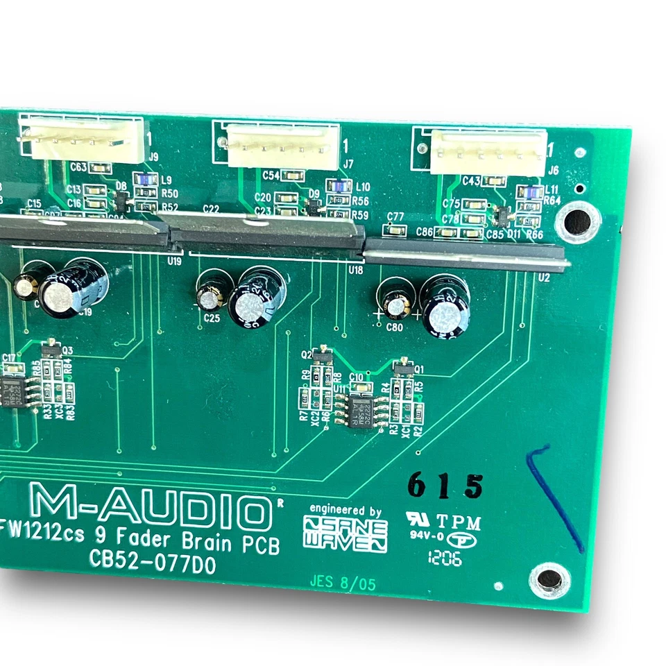 M-Audio FW1212cs 9 Fader Brain Board For ProjectMix Firewire Control Surface - Image 2 of 4