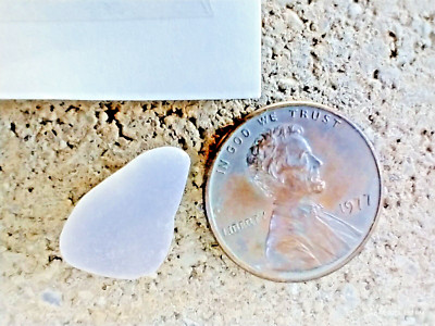 Genuine Fresh Water Lake Erie Sea Glass Beautiful light lilac color  SEA219