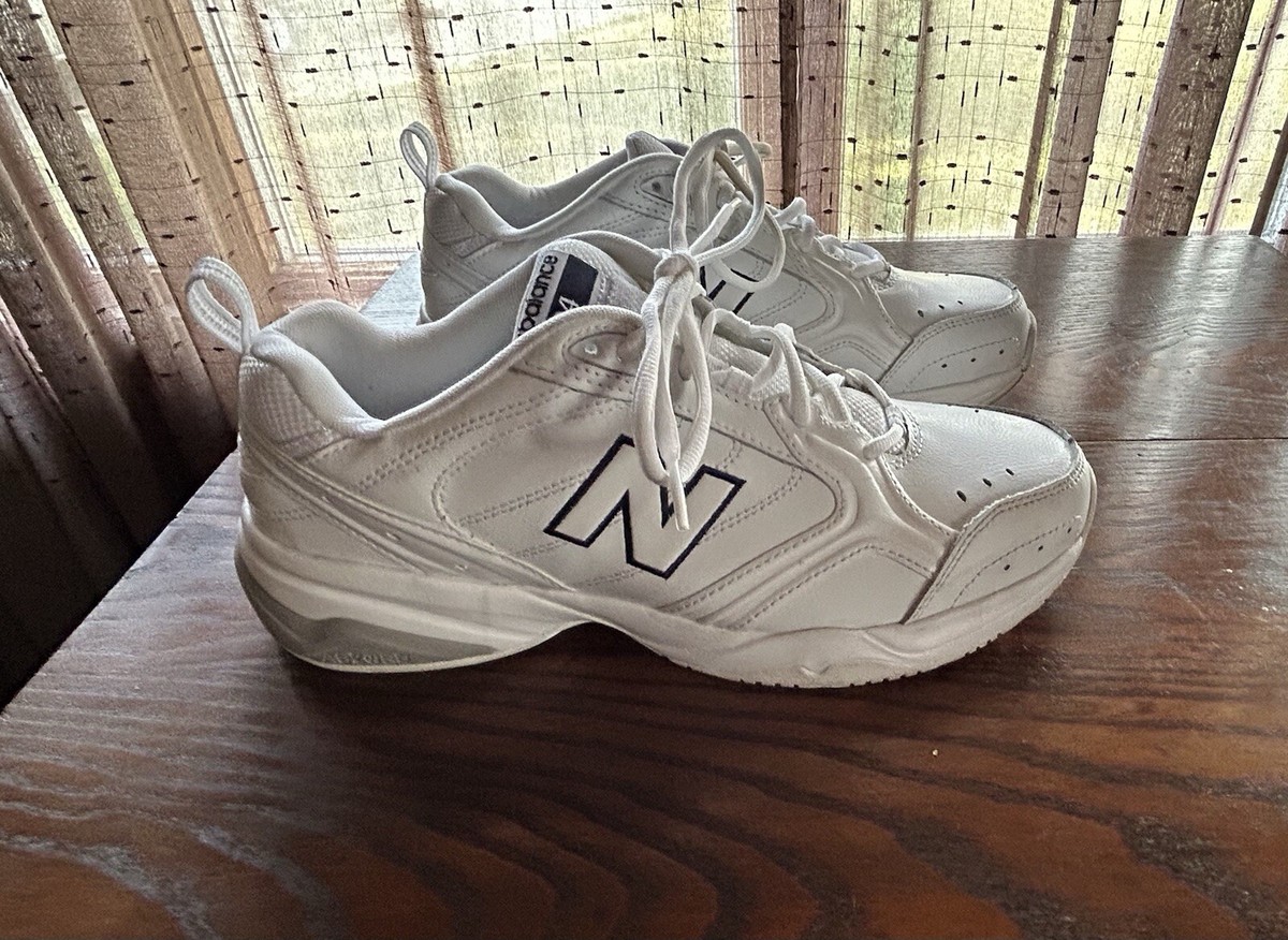 Womens New Balance 624 Sneakers White USA Size 11 Very Good!