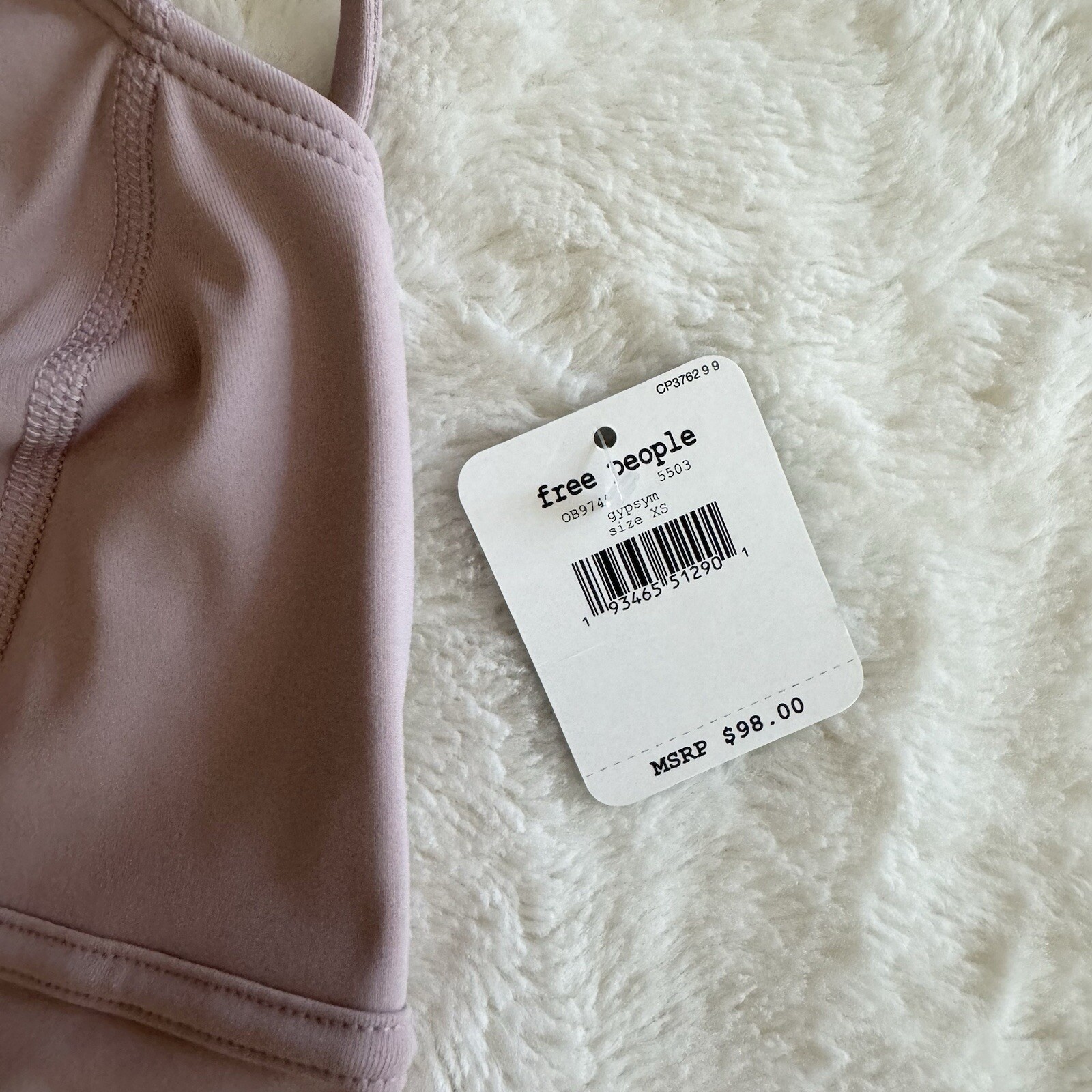 Free People Womens XS Glow One Piece Body Suit Stretch Thin Straps Gypsum NEW