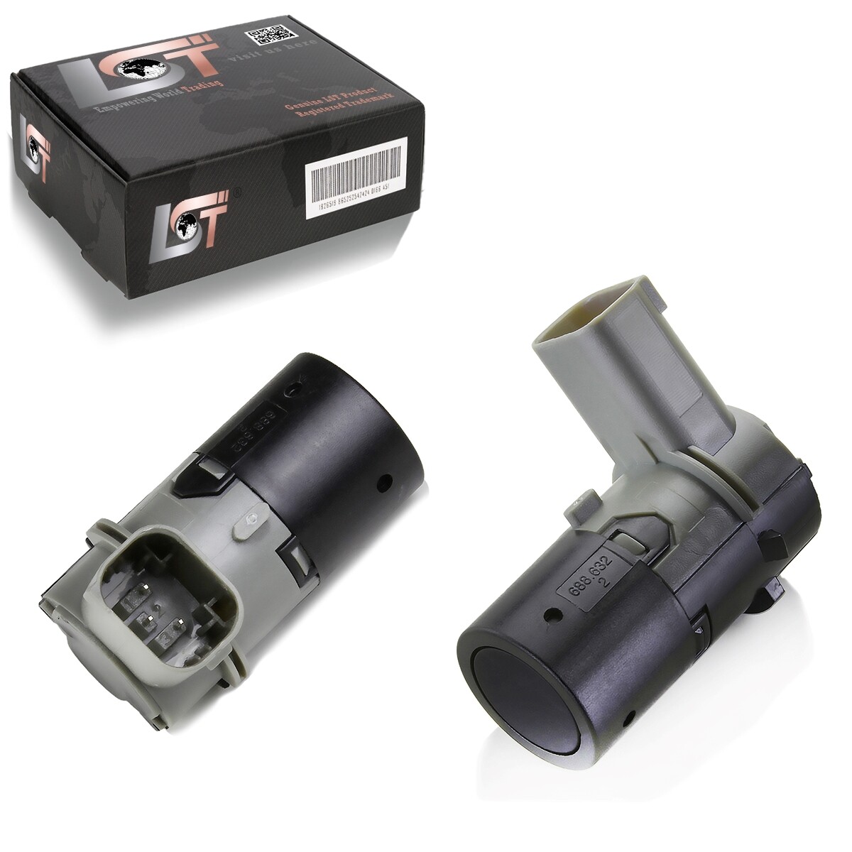 2x Pdc Ultrasound Sensor Parkhilfe Bumper Front for BMW 5er E39 Since 09.2001