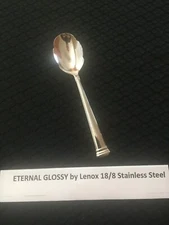 Eternal Glossy by Lenox 18/8 Stainless Shell Sugar Spoon Free Shipping