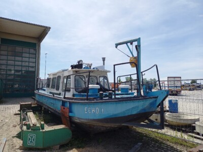 Barge Volvo Penta Z-drive, AT-Deutz BF4L1013 E ship bateau