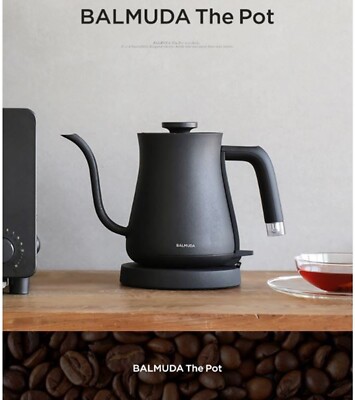 BALMUDA The POT Electric Kettle K02B-BK Black 220V 50/60Hz Korean
