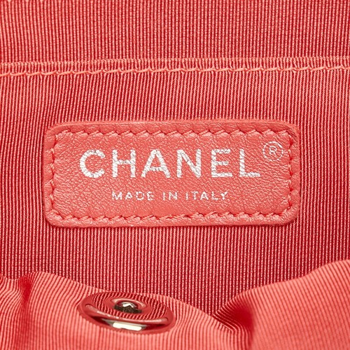 CHANEL Matrasse COCO Mark SilverMetal Chain Backpack Rucksack Damen 【Gebraucht】 - Bild 7 von 10
