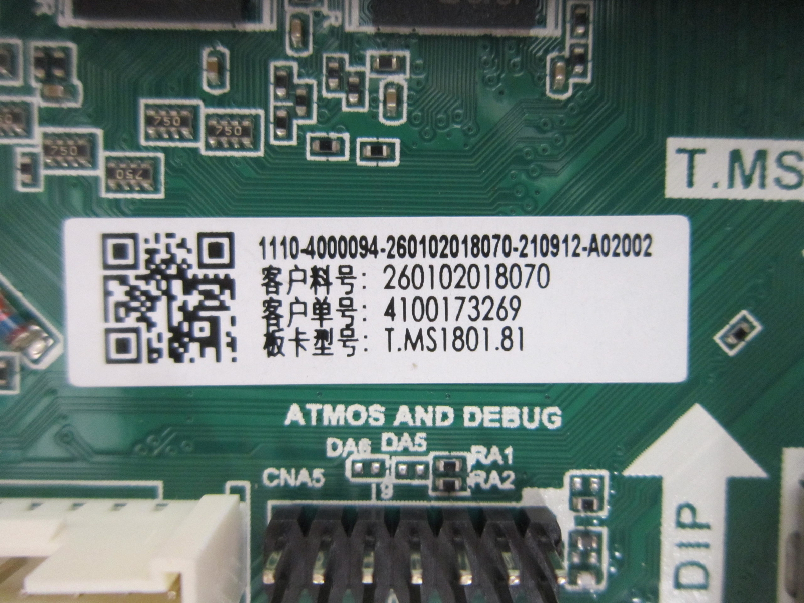 Westinghouse WR65UT4210 Main Board 210912 | eBay