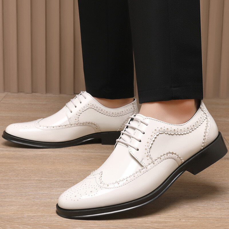 SAOLA Scarpe eleganti Brogues da uomo scarpe da derby formali Oxford stringate scarpe casual nuove