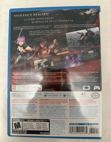 Ninja Gaiden 3: Razor's Edge - Nintendo Wii U - Brand New | Factory Sealed - Picture 3 of 3