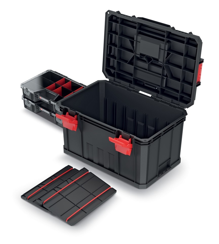 Workshop Tool Storage Box Modular Stackable Mobile Compartment DIY ...