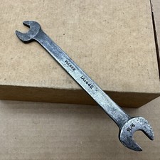 Vintage VLCHEK 1A1442 9/16” Double Open End Offset Thin Wrench Good Shape