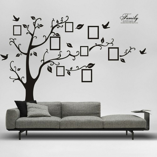 Brand New Family Tree Bird Wall Stickers Art Decals Photo Frame Quotes Home Deco - Picture 10 of 10