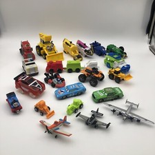 Large Lot Toy Transportation Trucks Cars Planes Road Equipment 24 Pieces
