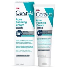 CeraVe Acne Foaming Cream | Gentle Face and B...