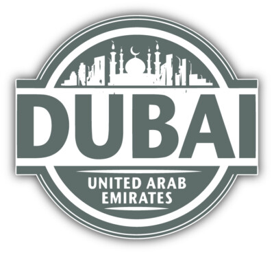 Car sticker Dubai sticker United Arab Emirates skyline K250 sticker 12 cm