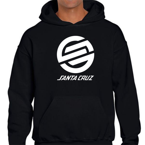 SUDADERA CON CAPUCHA CLASSIC NEGRA FRUIT OF THE LOOM SANTA CRUZ. | eBay