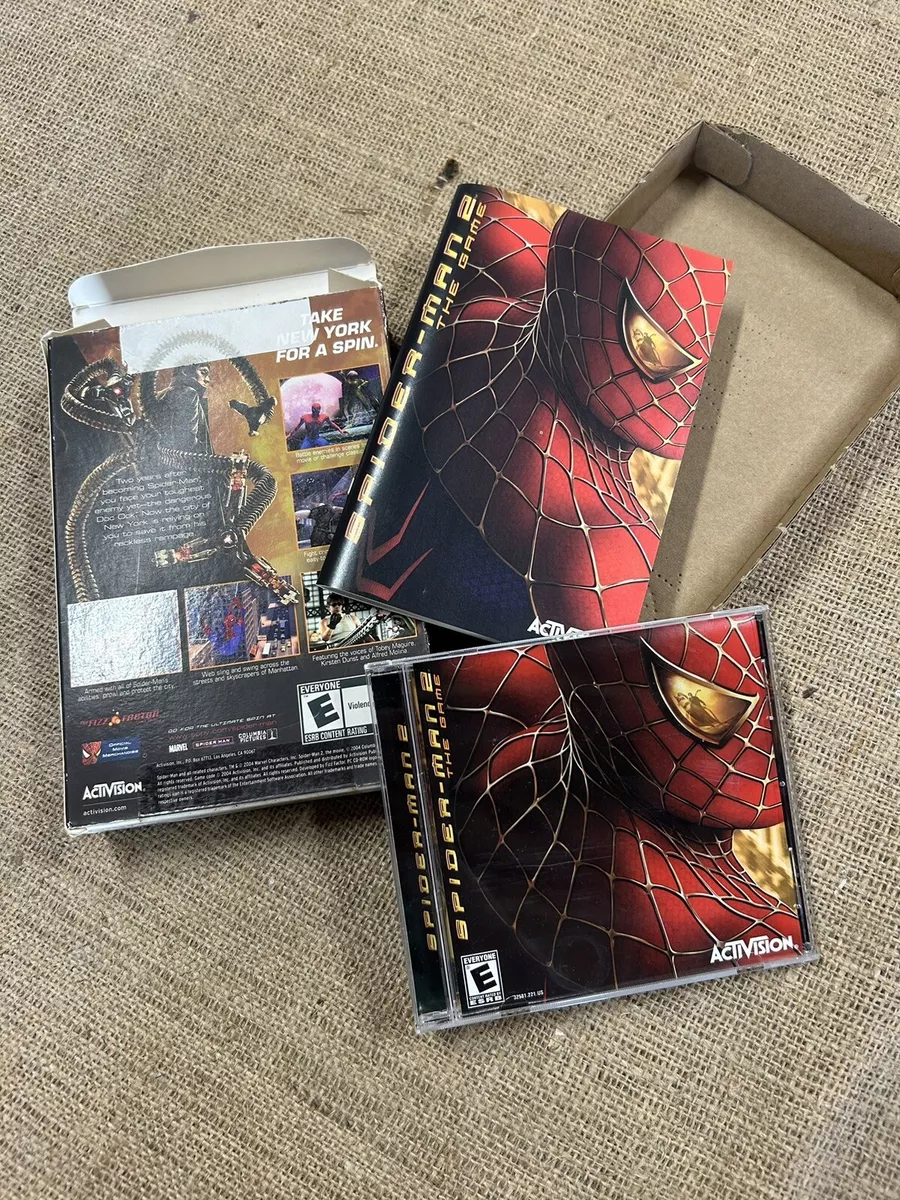 Spider-Man 2 The Game PC 2004 Marvel Activision Video Game Collectible CIB  47875325814