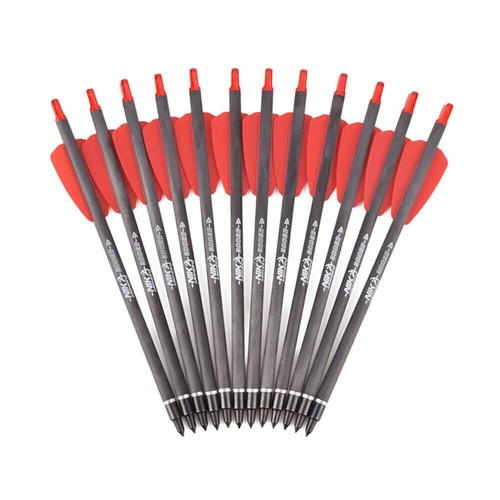 3/6/12PCS Archery Crossbow Bolts 7.5" Carbon Arrows Screw Tip 100Gr Bow Hunting - 第 11/23 張圖片