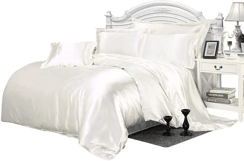 Housse de couette double gaze de coton orange terracotta 140x200 cm