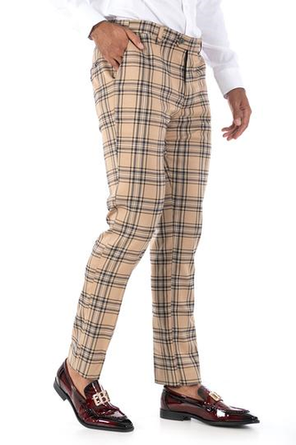 CP60 I BARABAS PLAID PANTS SLIM FIT I 
