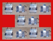 10 PCS lot Aluminum metal DUAL two C cell radio electronic battery holder leads