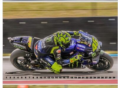 MotoGP Kalender 2025 A3 Premium - Motorrad WM Wandkalender Mit Stars