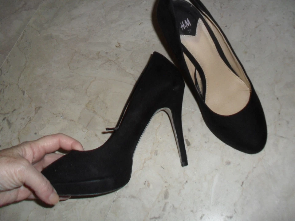 SCARPE ALTE CON TACCO E PLATEAU H&M n 38 PERFETTE - Imagen 4 de 4