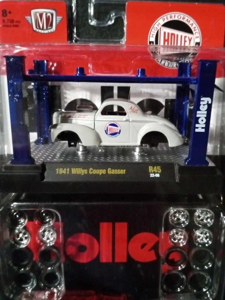1941 Willys Coupe M2 Machines Model Kit Holley 1/64th Scale Limited 9750 - NEW