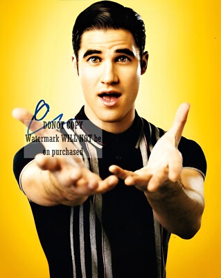 DARREN CRISS 8 x10'' (20x25 cm) handsigniertes handsigniertes Foto