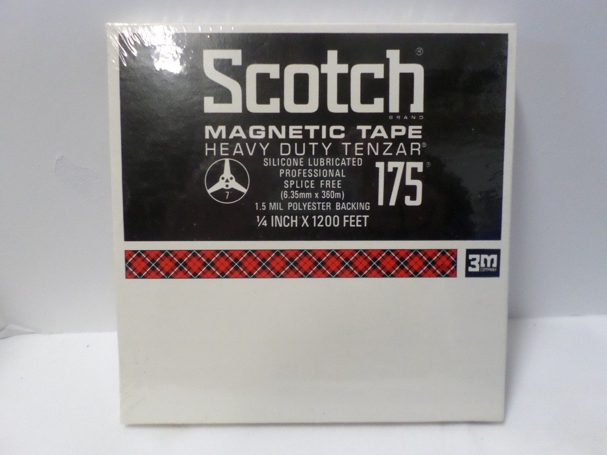 Scotch Magnetic Tape AVSeries 176 Tenzar Low Noise 1/4