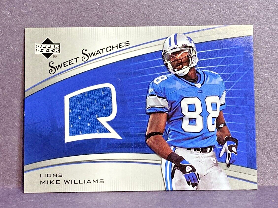 Mike Williams Upper Deck Sweet Spot Sweet Swatches Rookie #SRMW Sweet Swatches Rookie