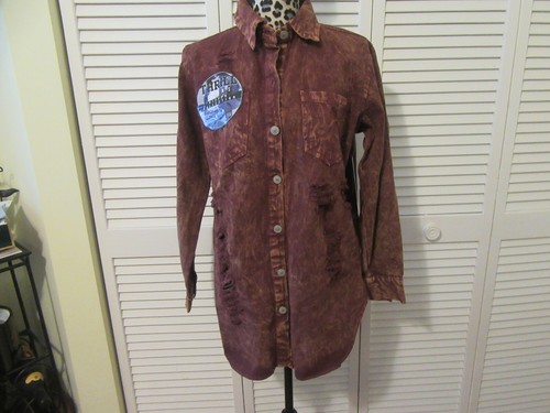 Thrill Jeans Jacket, Shacket, Ripped 