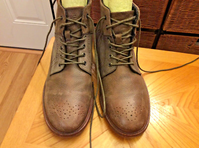 Roberto Vasi RV Samuel  Mens Brown Leather Ankle Boots Size 12M