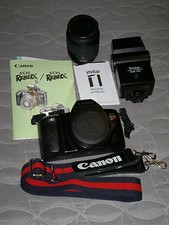 SUPER CLEAN CANON EOS REBEL CAMERA FLASH UNIT LENs STRAP