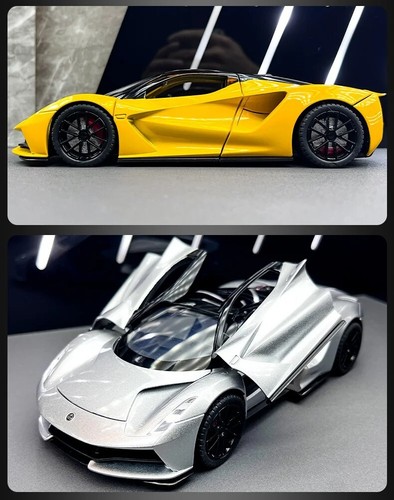 1:24 Lotus Evija Supercar Alloy Diecast Car Model Sound & Light Kids Toy Gift - Picture 10 of 15