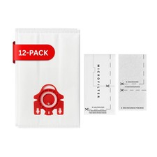 24 Vacuum Bags with 24 Micro Filters for Miele S314i Red Star & White Star